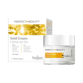 FARMONA PERFECT BEAUTY крем за лице, 50мл, Подмладяващ, Злато FARMONA PERFECT BEAUTY крем за лице, 50мл, Подмладяващ, Злато
