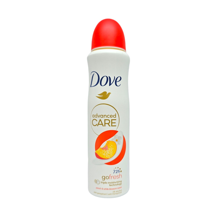 DOVE дезодорант дамски, Go fresh, Праскова, 150мл