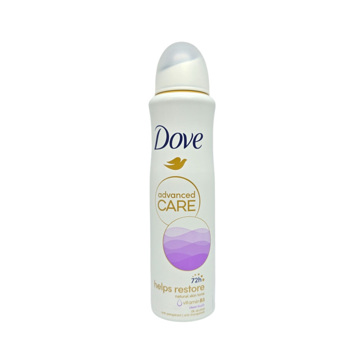 DOVE дезодорант дамски, Advanced care, Helps Restore, 150мл