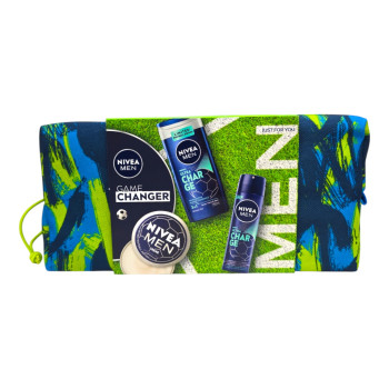 NIVEA подаръчен комплект, Мъжки, Несесер, 3 продукта, Game changer NIVEA подаръчен комплект, Мъжки, Несесер, 3 продукта, Game changer