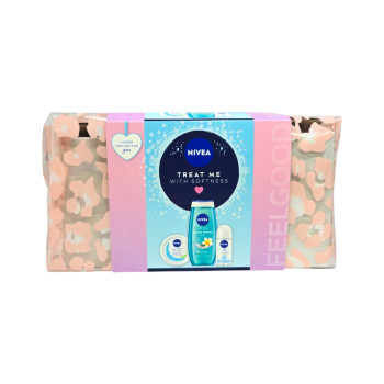 NIVEA подаръчен комплект, Дамски, Несесер, 3 продукта, Treat me NIVEA подаръчен комплект, Дамски, Несесер, 3 продукта, Treat me