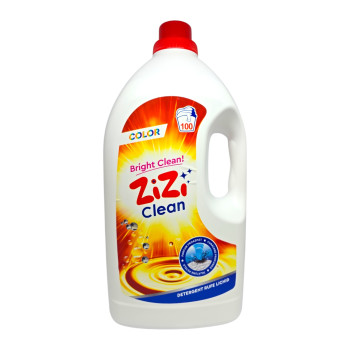 ZIZI CLEAN течен перилен препарат, 4 литра, 100 пранета, Цветно пране ZIZI CLEAN течен перилен препарат, 4 литра, 100 пранета, Цветно пране