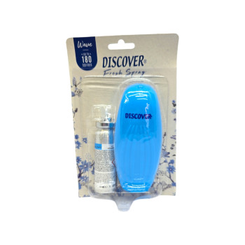 DISCOVER ароматизатор спрей, Машинка 1 брой, Резервa 1 брой, Wave DISCOVER ароматизатор спрей, Машинка 1 брой, Резервa 1 брой, Wave