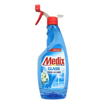 MEDIX препарат за почистване на стъкла, Помпа, Original, 500мл