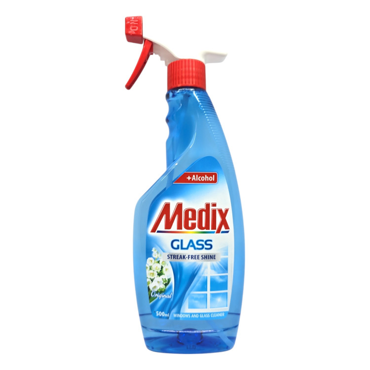 MEDIX препарат за почистване на стъкла, Помпа, Original, 500мл