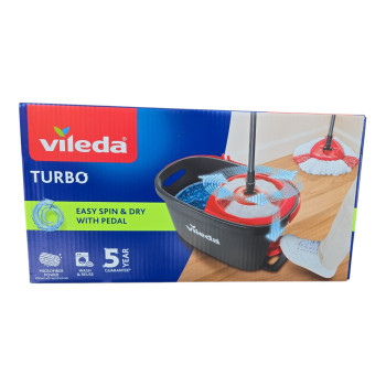 VILEDA, Turbo Easy Spin & Dry, моп с кофа и педал