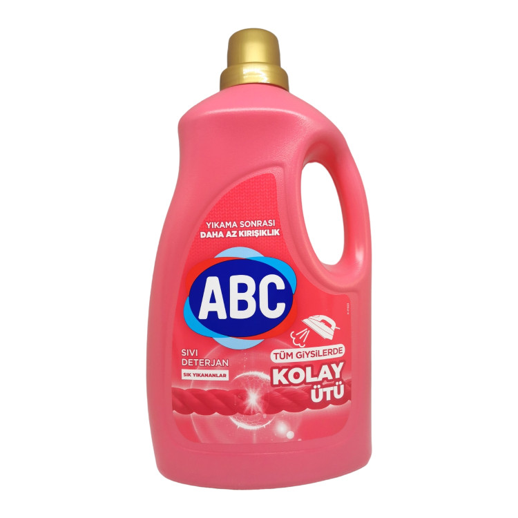 ABC течен перилен препарат за лесно гладене, Универсално пране, 50 пранета, 2700мл