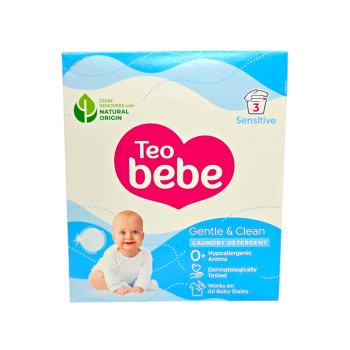 TEO BEBE прах за бебешко пране, Almond, 225гр, 3 пранета