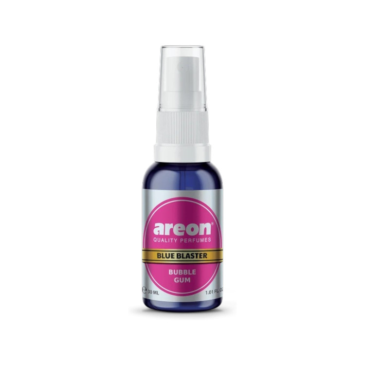 AREON спрей парфюм ароматизатор за автомобили, Blue Blaster, Bubble Gum