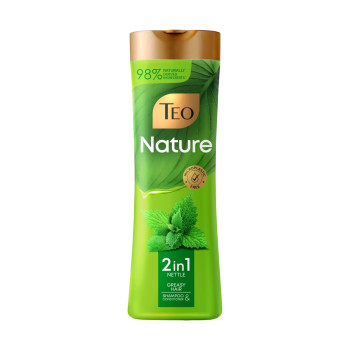 TEO шампоан за коса, Nature, 2в1, Коприва, 350мл