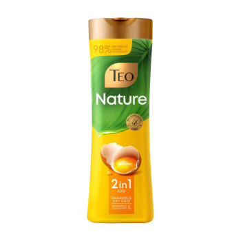 TEO шампоан за коса, Nature, 2в1, Яйчен, 350мл