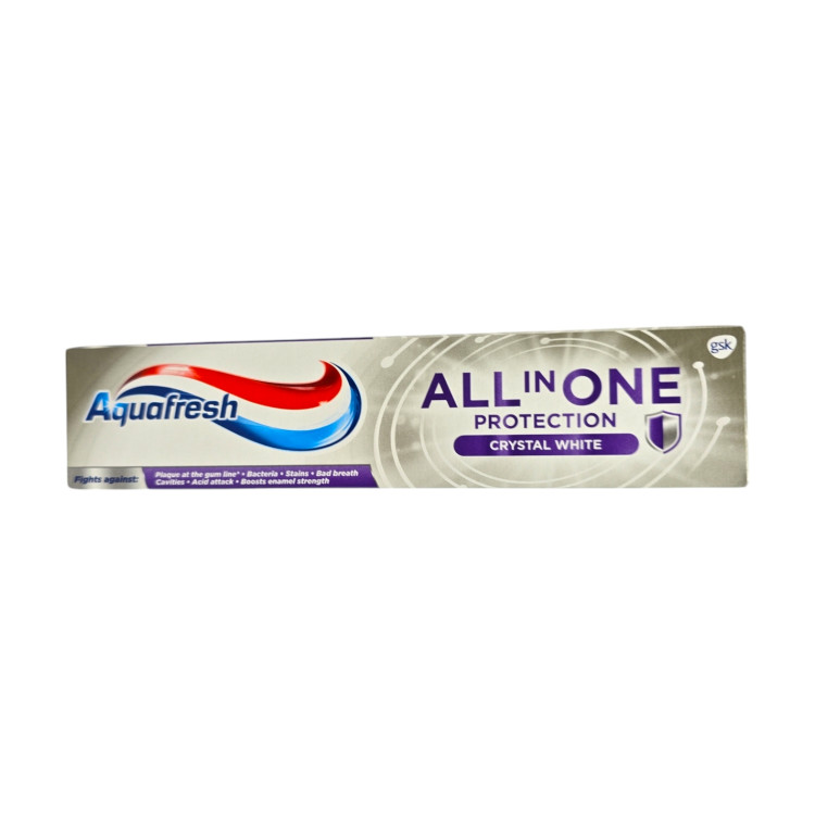 AQUAFRESH паста за зъби, All in One, Crystal White, 75мл