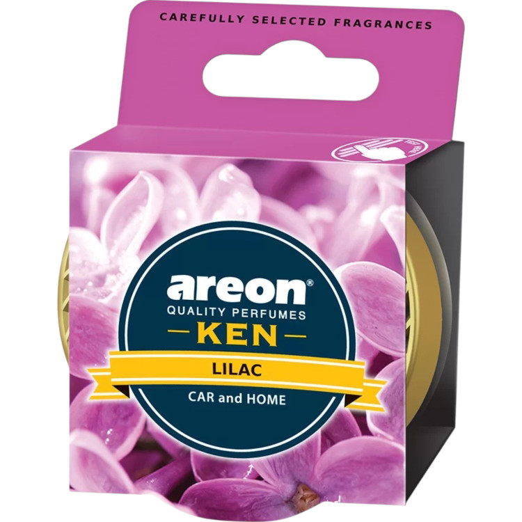 AREON гел ароматизатор за автомобил, KEN, 1 брой, Люляк AREON гел ароматизатор за автомобил, KEN, 1 брой, Люляк