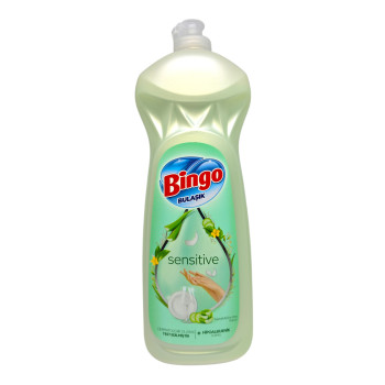 BINGO почистващ препарат за съдове, 650мл, Aloe