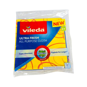 VILEDA универсална кърпа, Ultra, Fresh, 2 броя VILEDA универсална кърпа, Ultra, Fresh, 2 броя