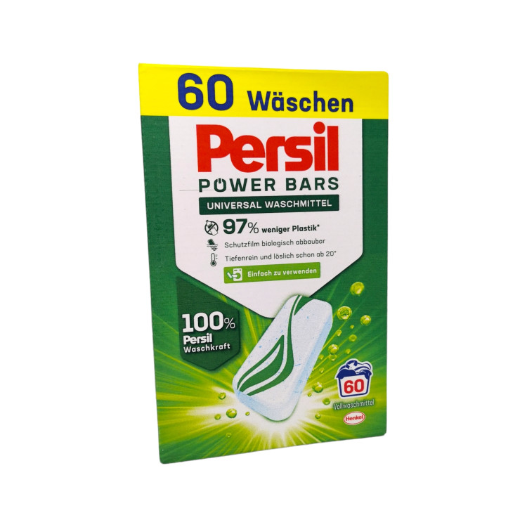 PERSIL таблетки за пране, Power bars, 60 броя, Универсално пране