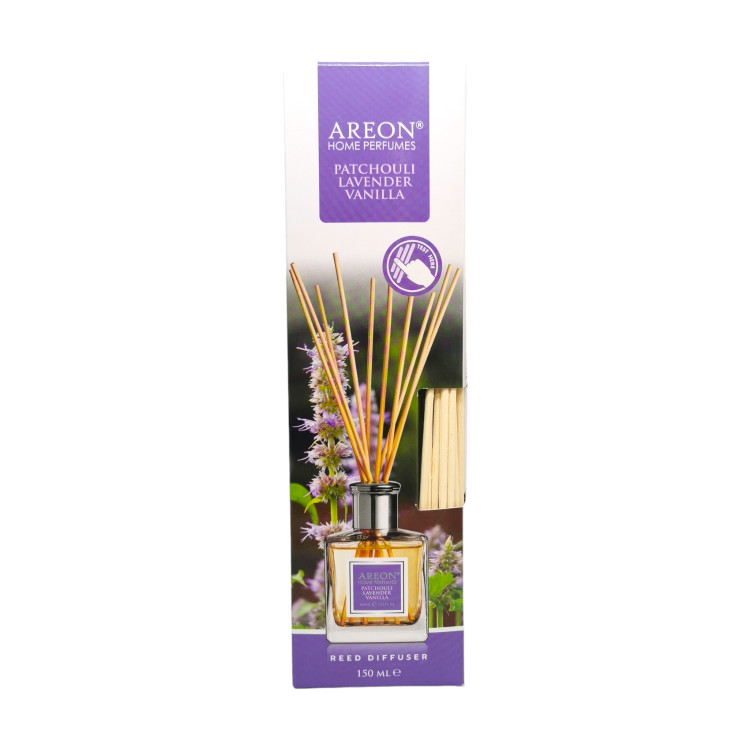 Areon домашен парфюм с клечки, 150мл Lavander,Pachuli,Vanilla