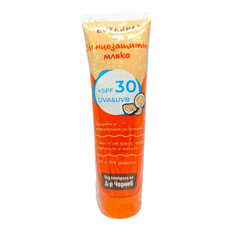 EVTERPA плажно мляко, SPF30, 100мл EVTERPA плажно мляко, SPF30, 100мл