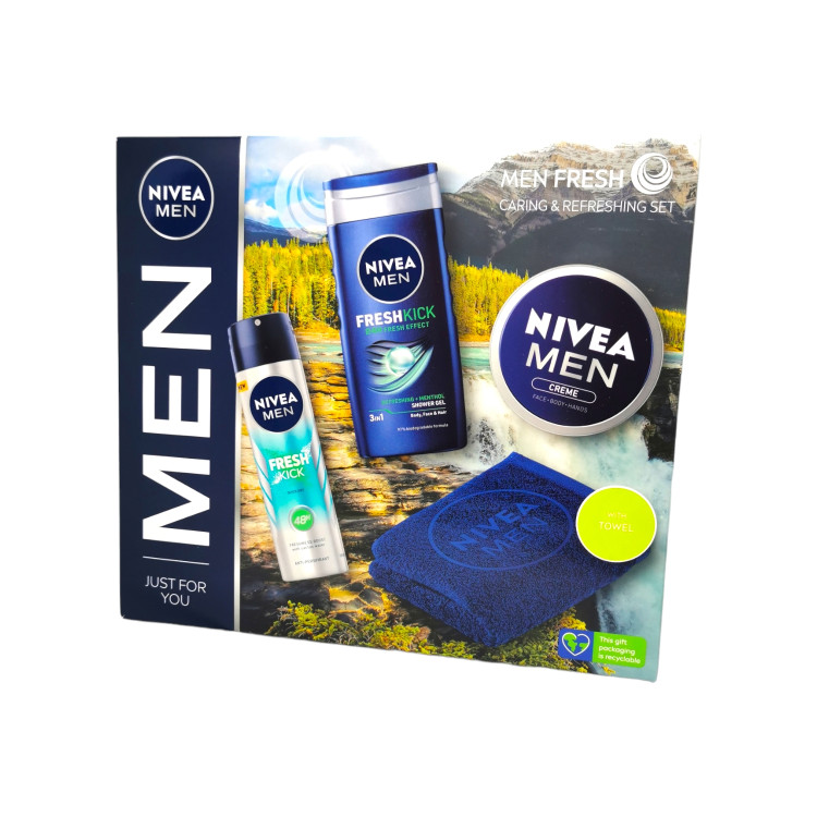 NIVEA подаръчен комплект за мъже, Men fresh