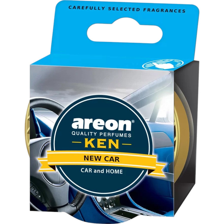 AREON гел ароматизатор за автомобил, KEN, 1 брой, Нова кола AREON гел ароматизатор за автомобил, KEN, 1 брой, Нова кола