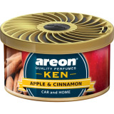 AREON гел ароматизатор за автомобил, KEN, 1 брой, Ябълка и канела