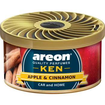 AREON гел ароматизатор за автомобил, KEN, 1 брой, Ябълка и канела