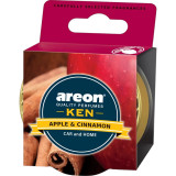 AREON гел ароматизатор за автомобил, KEN, 1 брой, Ябълка и канела