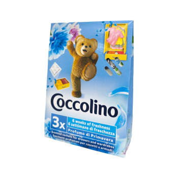 COCCOLINO ароматизатор за гардероб, Океан, 3 броя (Сашета)