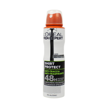 LOREAL дезодорант за мъже, Shirt Protect, 150мл LOREAL дезодорант за мъже, Shirt Protect, 150мл