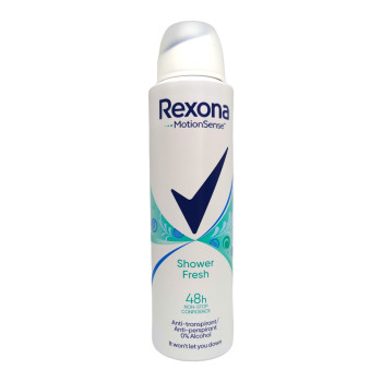 REXONA дезодорант дамски 150мл, Shower fresh