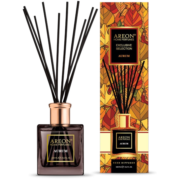 Areon домашен парфюм с клечки, Exclusive Selection, Aurum, 150мл Areon домашен парфюм с клечки, Exclusive Selection, Aurum, 150мл