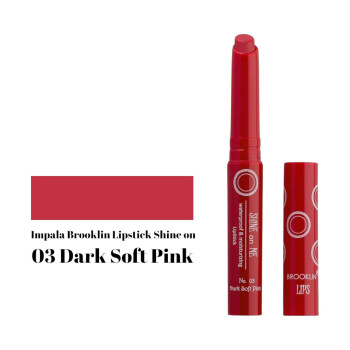 IMPALA BROOKLYN дълготраено червило, Shine on Me, Номер 03, Dark soft pink IMPALA BROOKLYN дълготраено червило, Shine on Me, Номер 03, Dark soft pink