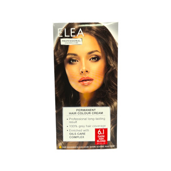 ELEA боя за коса, Professional, Colour & Care, Номер 6.1, Dark ash Blond ELEA боя за коса, Professional, Colour & Care, Номер 6.1, Dark ash Blond