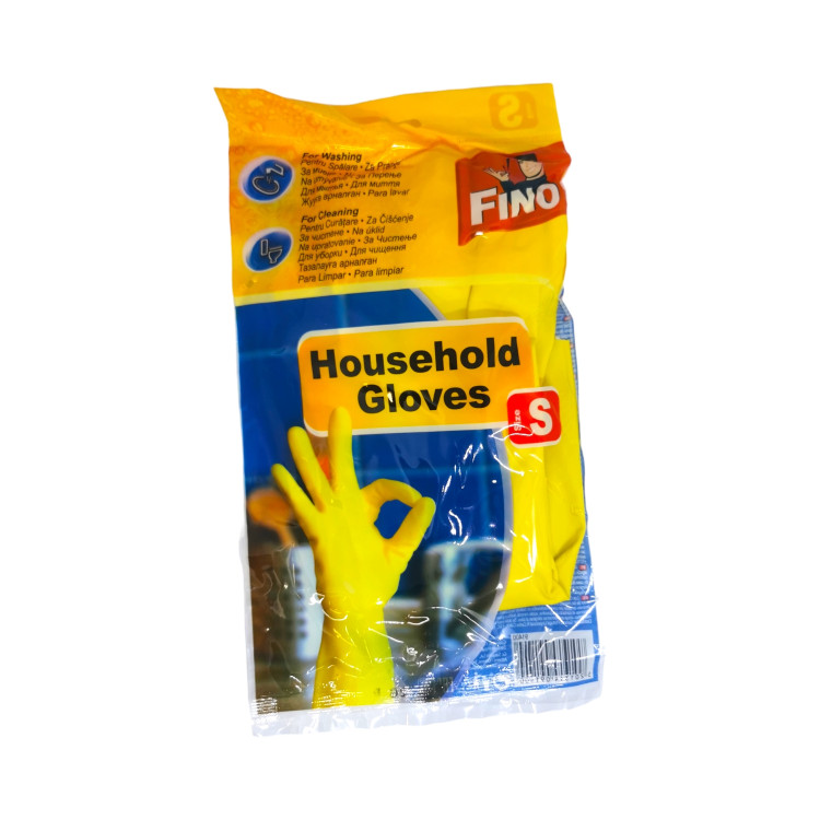 FINO домакински ръкавици, Regular, Размер S, 1 чифт