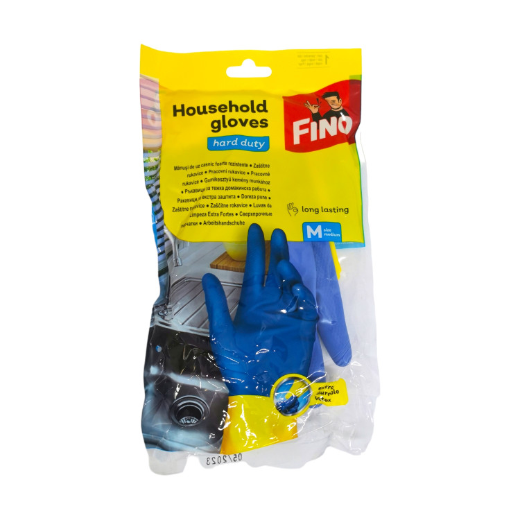 FINO домакински ръкавици, Hard duty, Размер M, 1 чифт