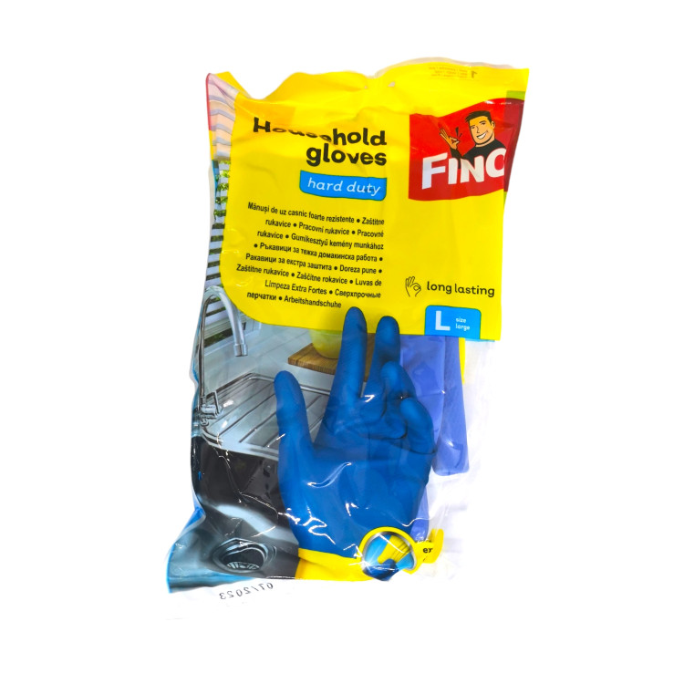 FINO домакински ръкавици, Hard duty, Размер L, 1 чифт