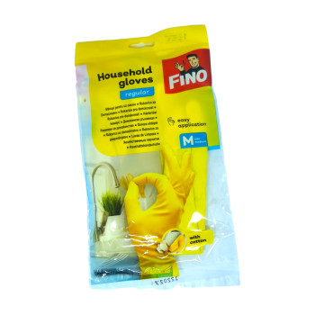 FINO домакински ръкавици, Regular, Размер М, 1 чифт