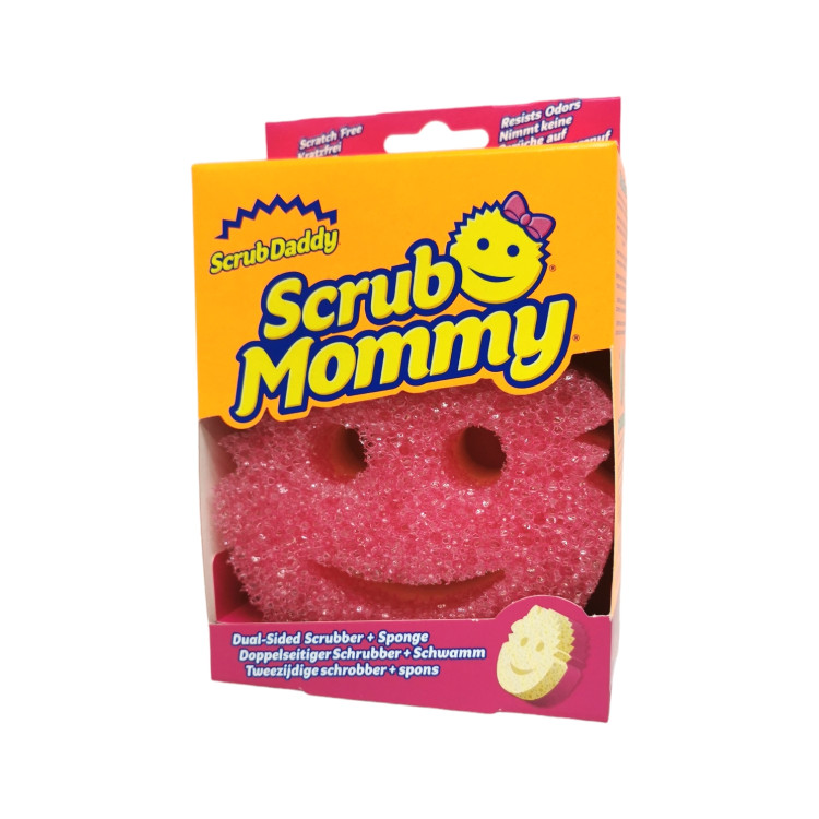 SCRUB MOMMY домакинска гъба,Топла и Студена вода, 1 брой 