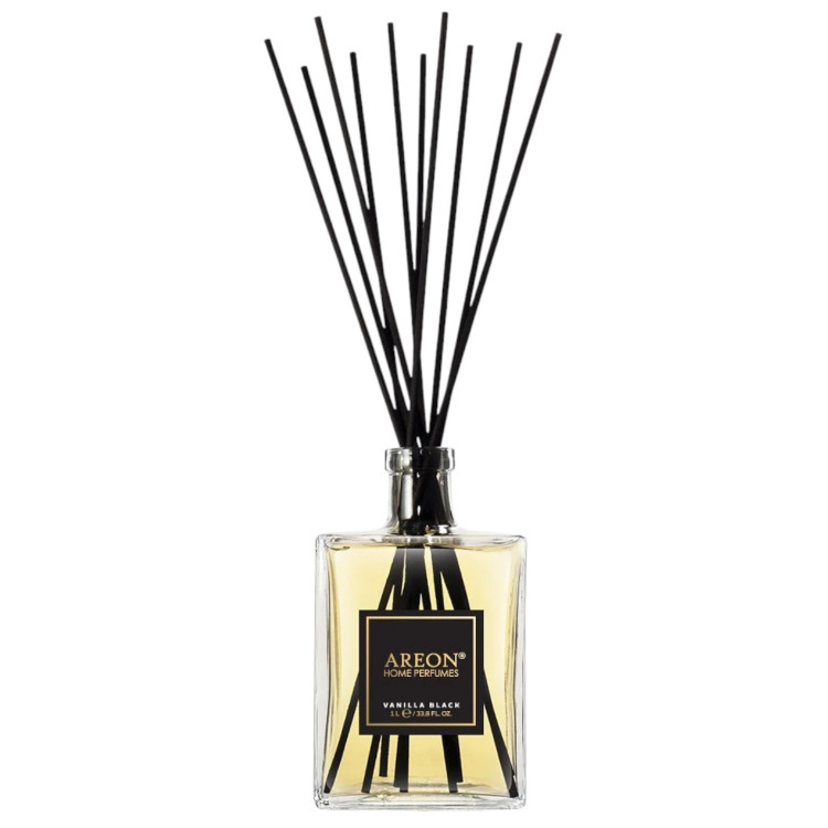 AREON домашен парфюм с клечки, 1 литър, Vanilla Black AREON домашен парфюм с клечки, 1 литър, Vanilla Black