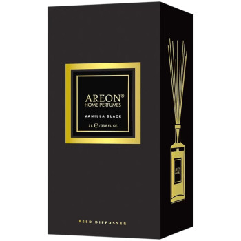 AREON домашен парфюм с клечки, 1 литър, Vanilla Black AREON домашен парфюм с клечки, 1 литър, Vanilla Black