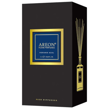 AREON домашен парфюм с клечки, 1 литър, Verano Azul AREON домашен парфюм с клечки, 1 литър, Verano Azul