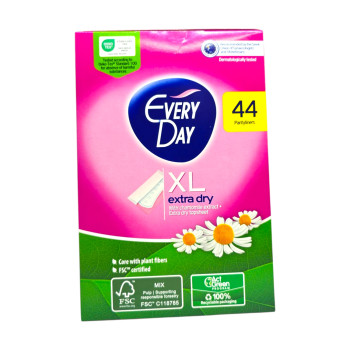 EVERY DAY ежедневни дамски превръзки, XL Normal extra dry, Лайка, 44 броя