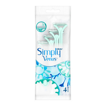 GILLETTE simply venus 2, дамска самобръсначка, 4 броя GILLETTE simply venus 2, дамска самобръсначка, 4 броя