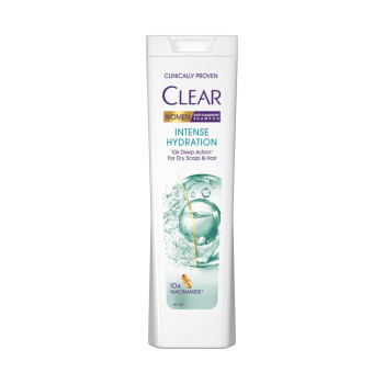CLEAR WOMEN Anti-Dandruff Shampoo Intense Hydration – хидратиращ шампоан против пърхот за жени, 225 мл