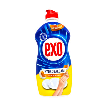 EXO препарат за измиване на съдове, Hidrobalsam, Мляко и мед, 400мл