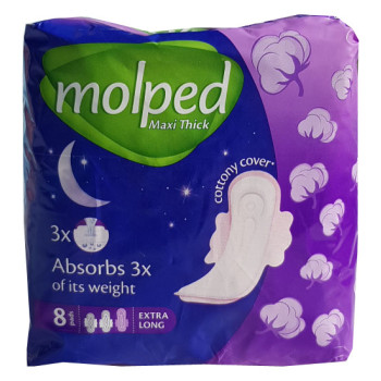 Molped класик дамски превръзки памучни 8 броя Molped класик дамски превръзки памучни 8 броя