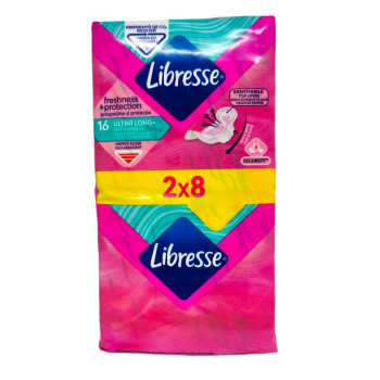 LIBRESSE дамски превръзки, Ultra Long, 16 броя