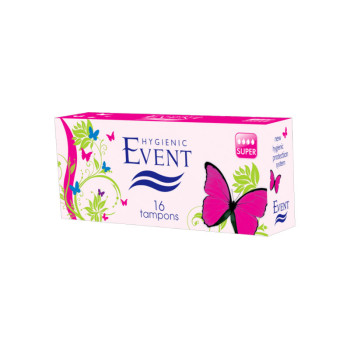EVENT хигиенни тампони, Супер, 16 броя