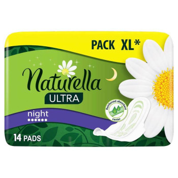 NATURELLA ultra дамски превръзки, Нощни, 14броя NATURELLA ultra дамски превръзки, Нощни, 14броя