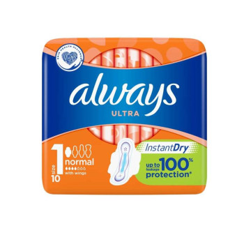ALWAYS дамски превръзки , Normal , 10 броя